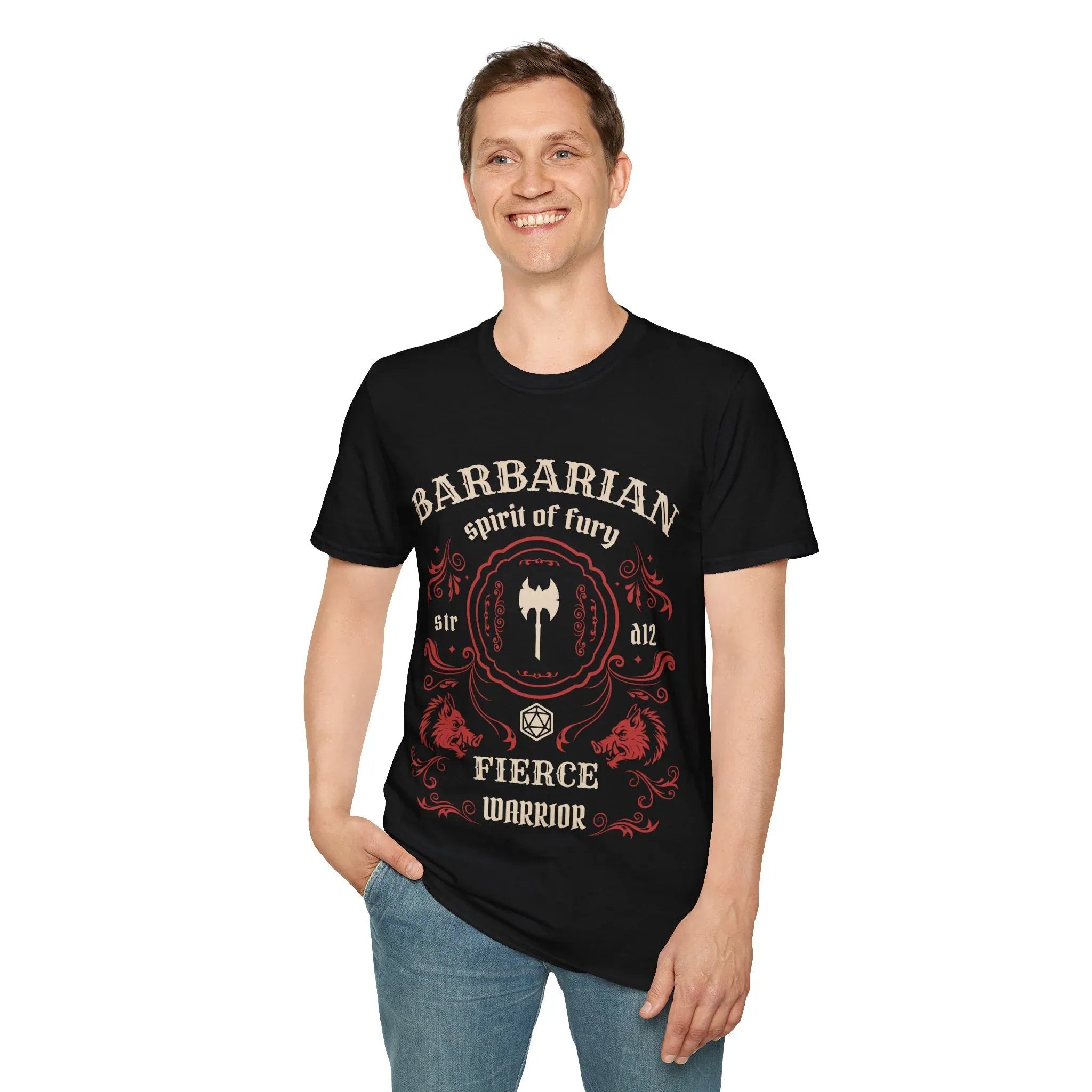 Barbarian Class Vintage Label T-Shirt