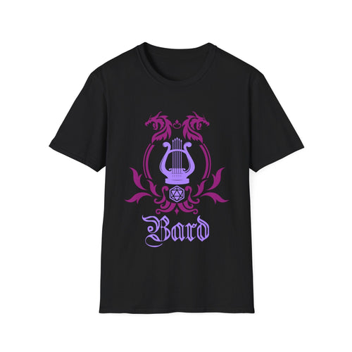 D&D Bard Class Simple Emblem T-Shirt